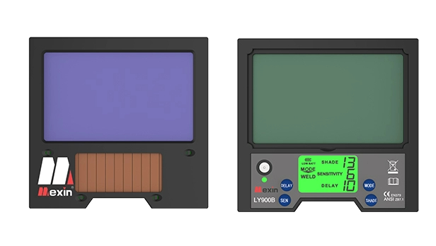 A three-in-one dimming mask for welding, cutting and grinding LYG-0V-900B
