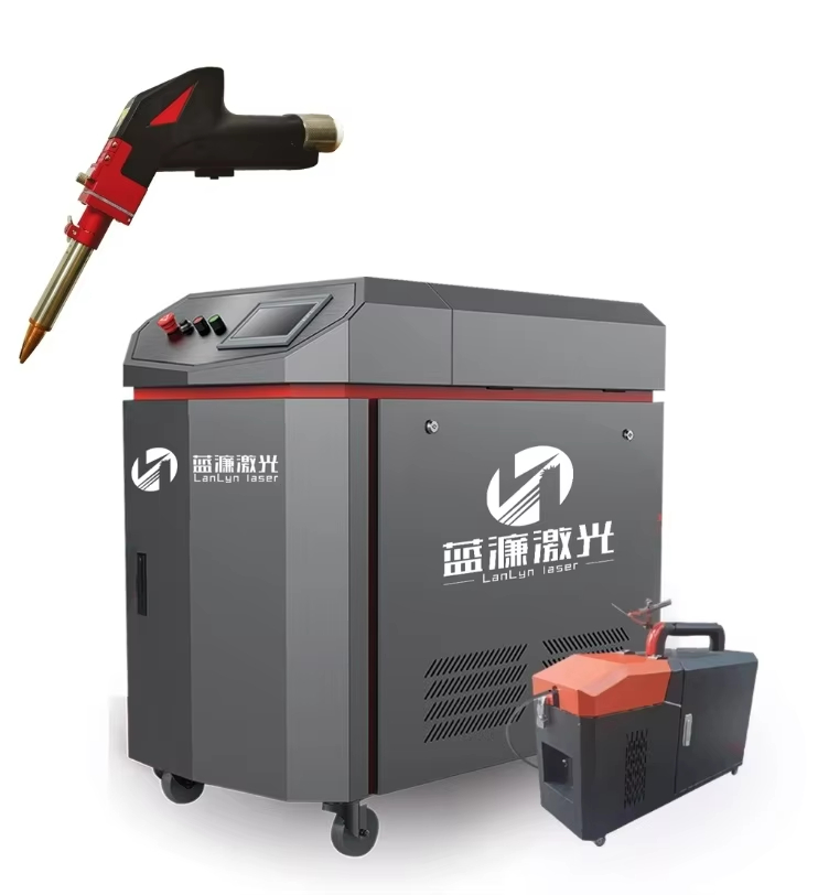 New design 1000w 1500w 2000w 3000W 6 times protective len Handheld laser welding cleaning cutting machine with 3 in 1 function