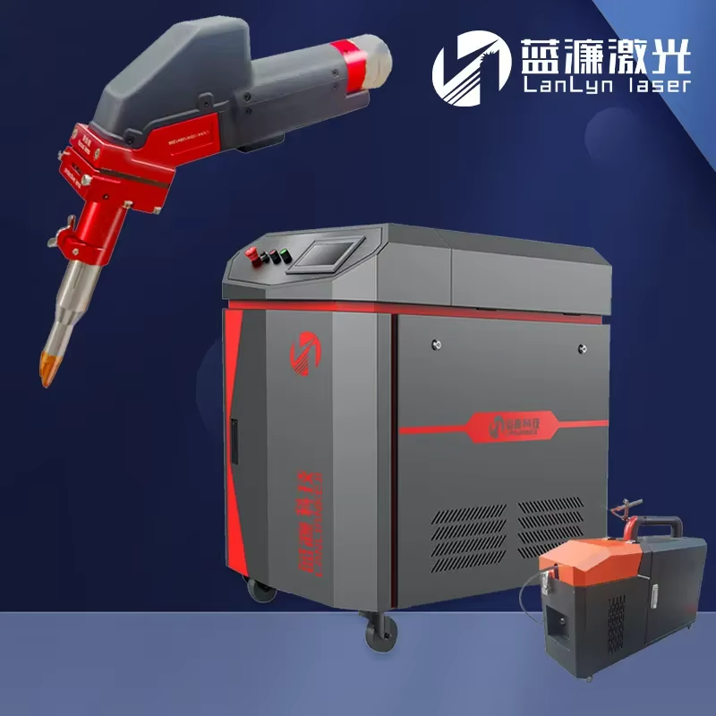New design 1000w 1500w 2000w 3000W 6 times protective len Handheld laser welding cleaning cutting machine with 3 in 1 function