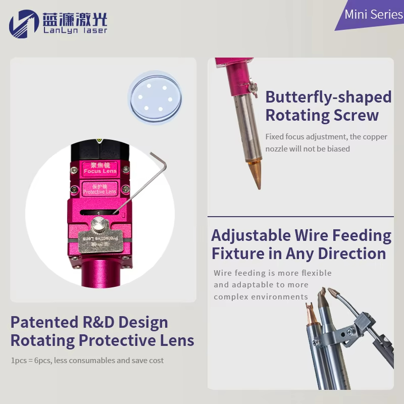 Mini laser welding machine for metal potable laser welding machine for metal